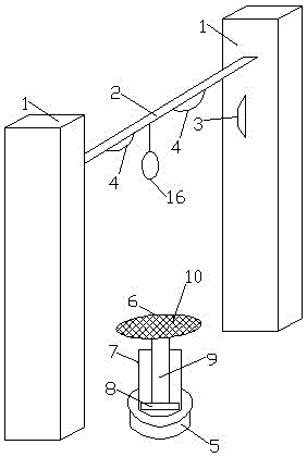 A compound swivel fitness machine