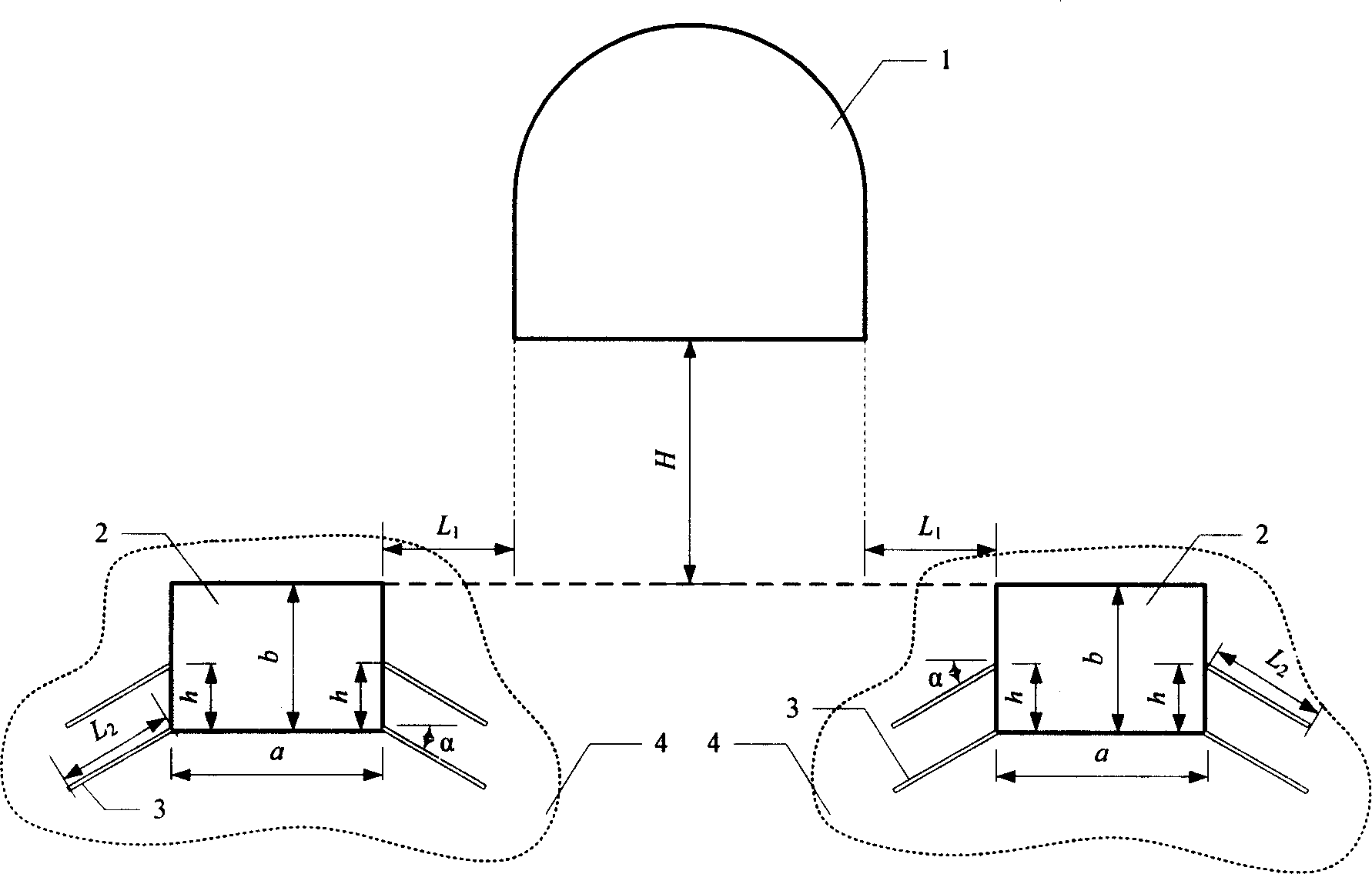 Construction method for weakening zone of floor plate wall rock