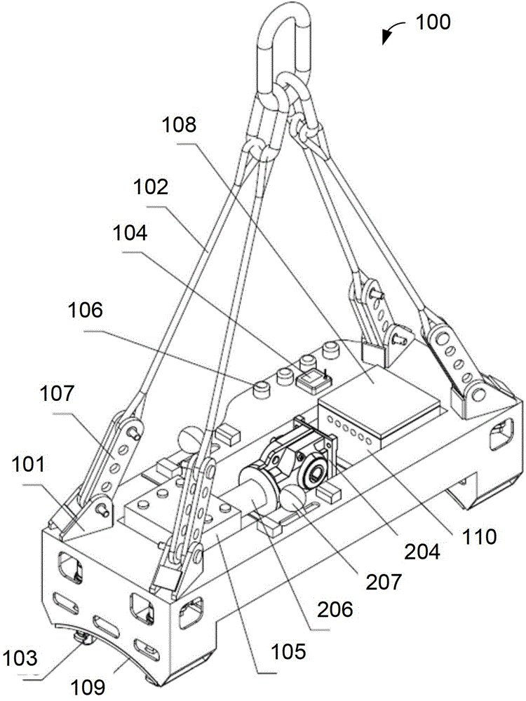 Water cargo platform spreader