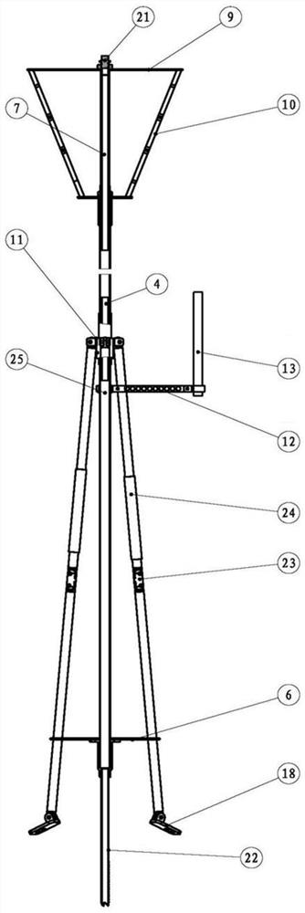 Peak top measuring target