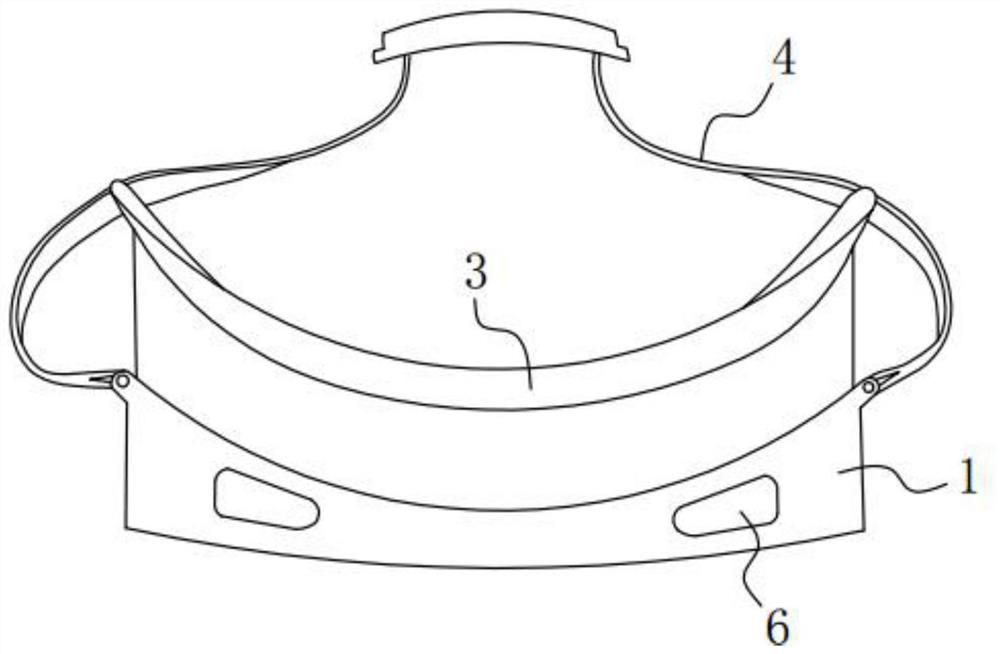 Medical protective eyeshade for preventing harmful light and infection after eye operation