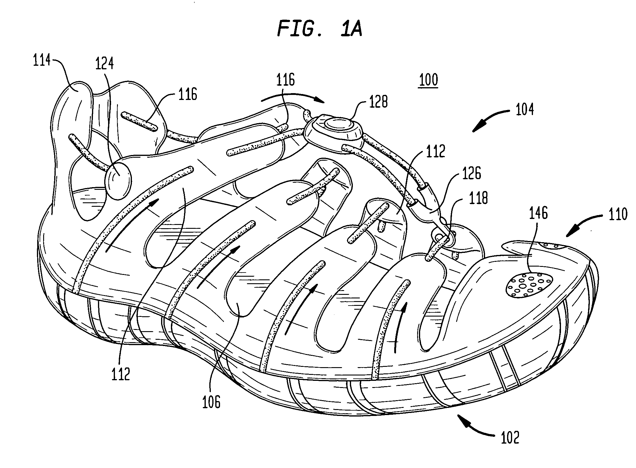 Shoe with lacing