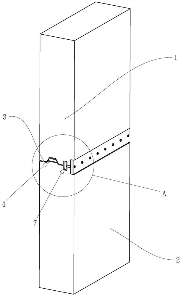 Fabricated building sealing waterproof construction system