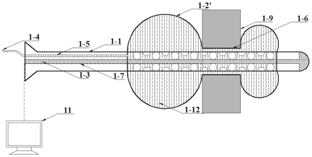 Upper esophageal sphincter achalasia segment positioning device and measurement method