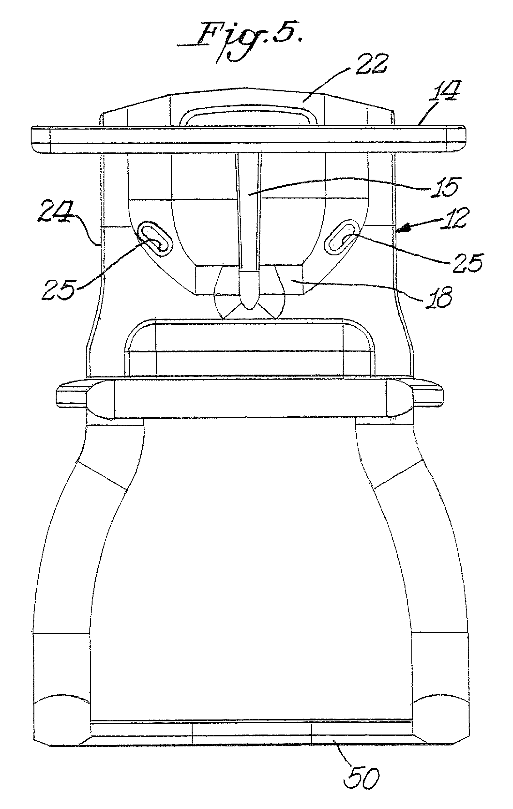 Child's highchair with access attachment