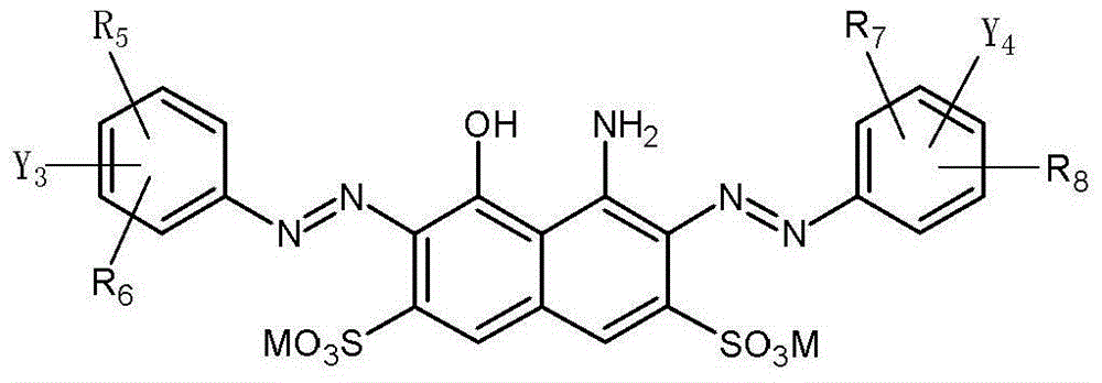 Composite active black dye