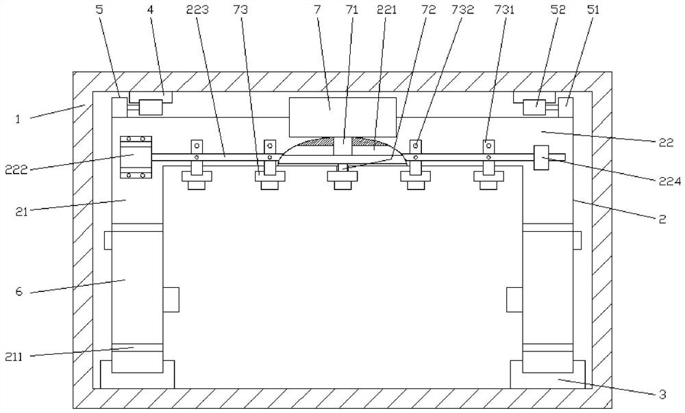 Warp knitting workshop dust removal equipment