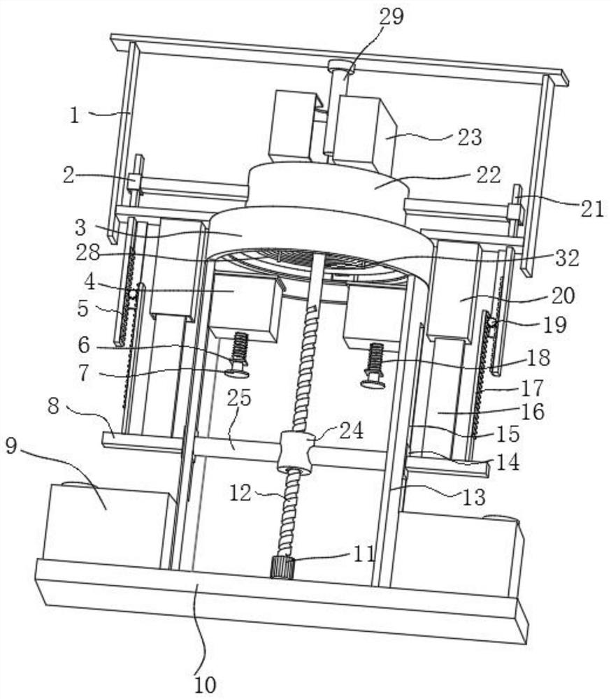 Centrifugal automatic forming mold for plastic processing