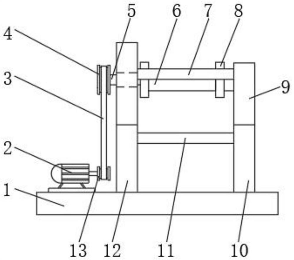 Mica tape wrapping and unwinding mechanism for cable production