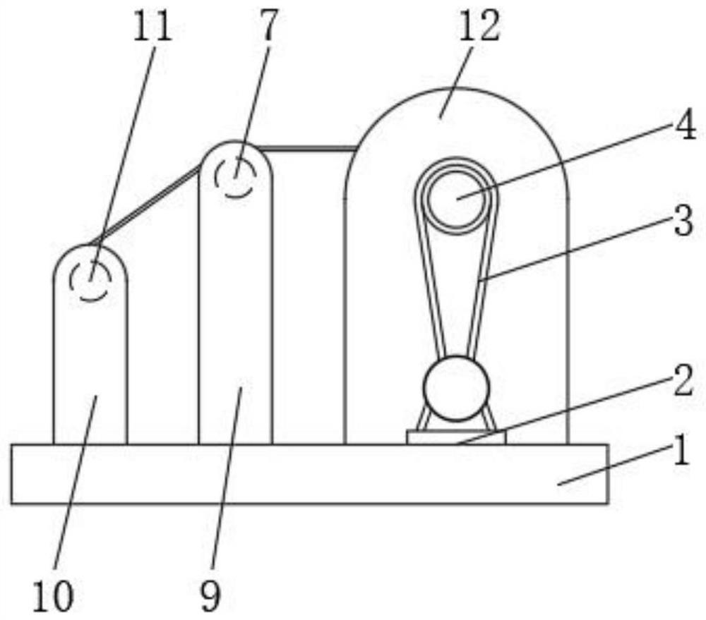 Mica tape wrapping and unwinding mechanism for cable production