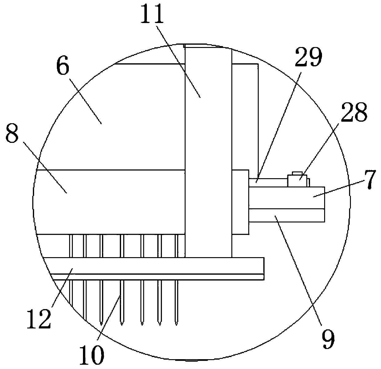 Equipment and method for producing gradient discoloration fabrics