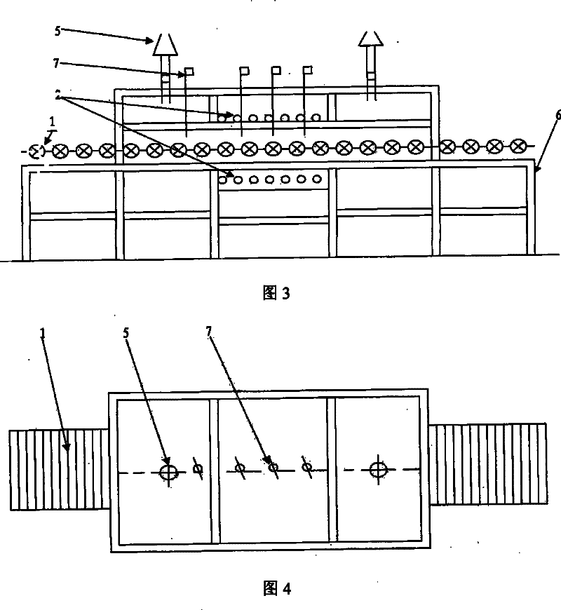 Calcination equipment for producing photocatalyst material