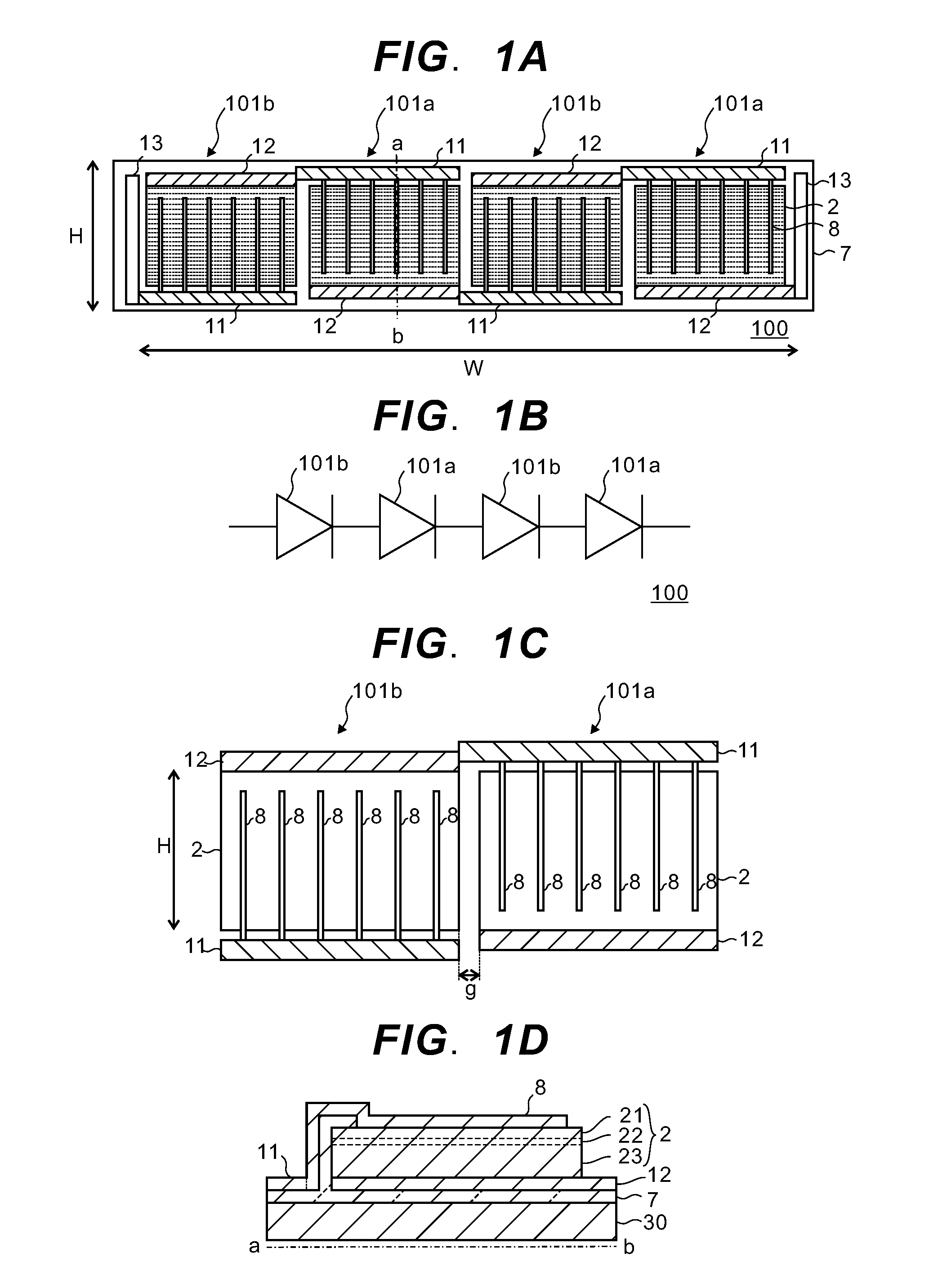 LED array capable of reducing uneven brightness distribution