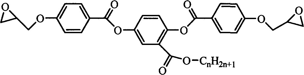 Epoxy resin shape memory polymer material and method for producing the same