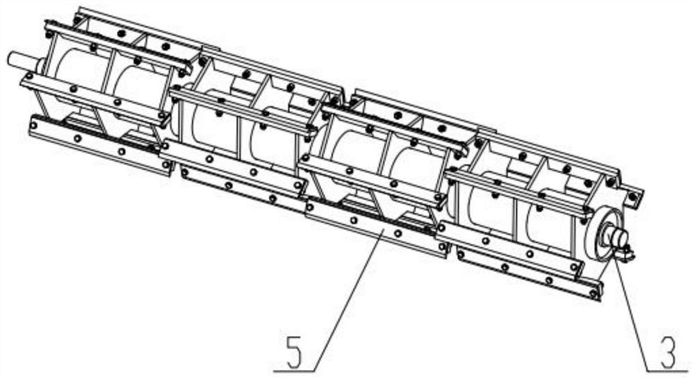 Double-shaft straw cutting and returning machine