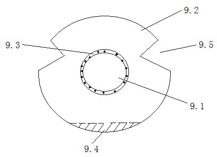 Production equipment and method for internal and external high-strength, high-conductivity, wear-resistant copper-steel composite contact wire