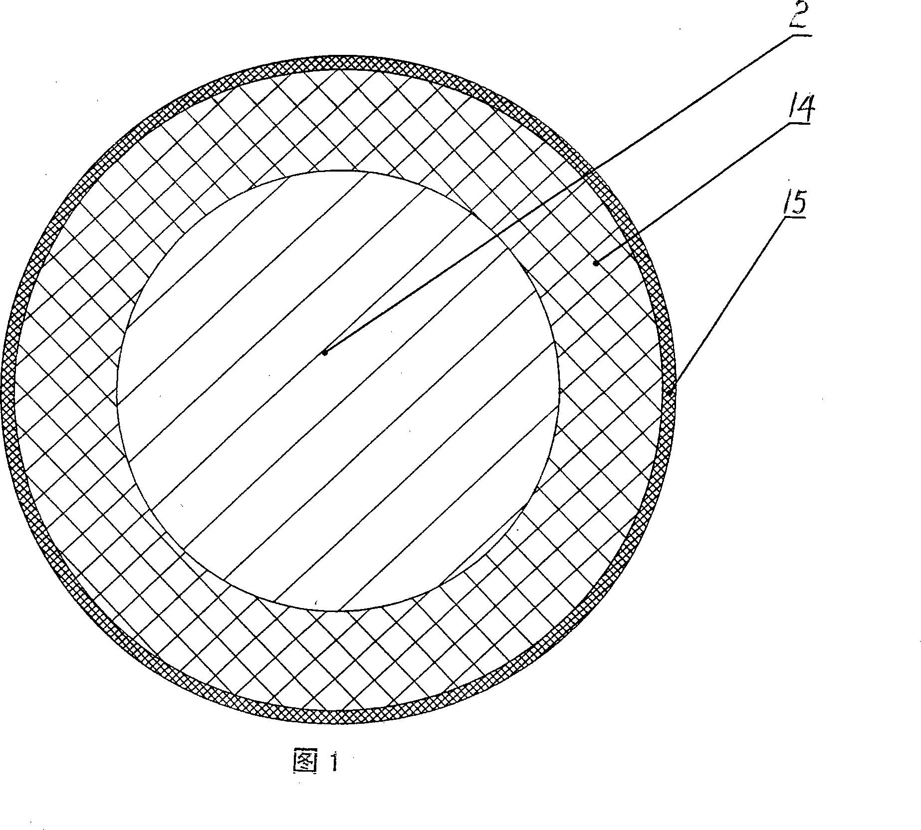 A production method for color cable core with color insulation layer