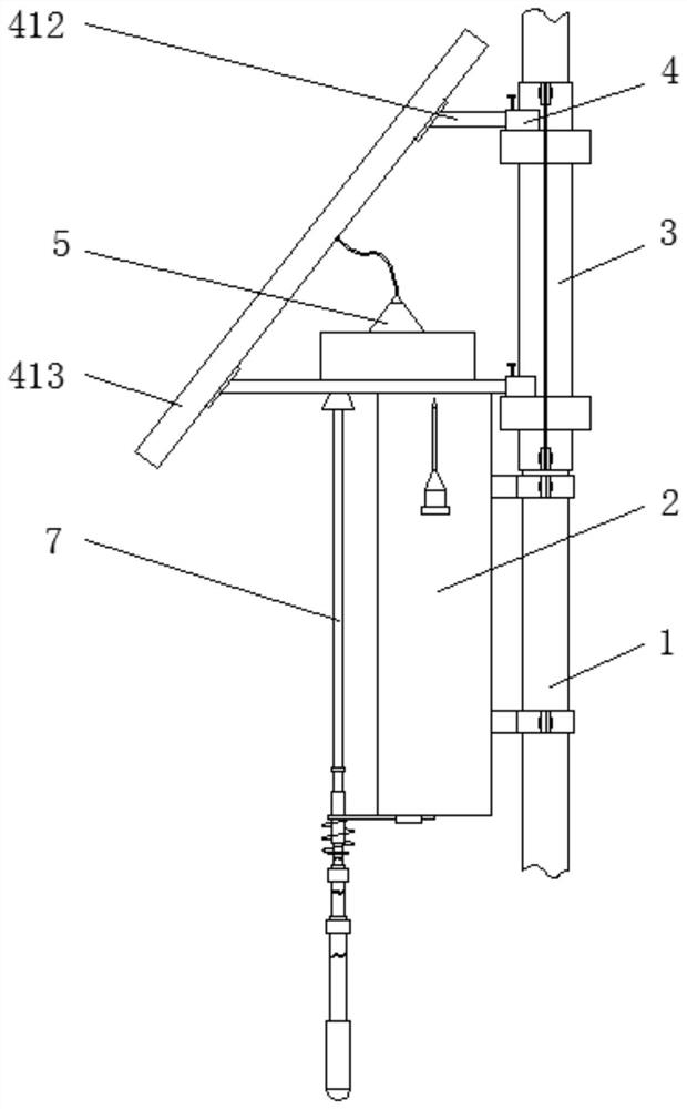 Power distribution network fault positioning detector