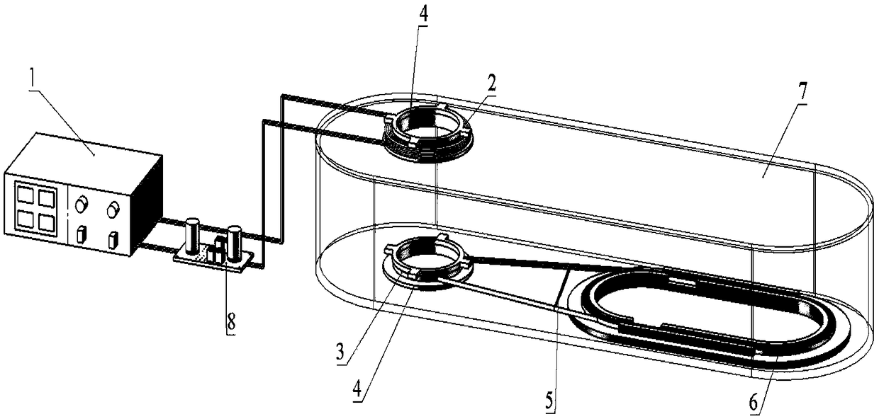 A superconduct magnet contactless power supply device