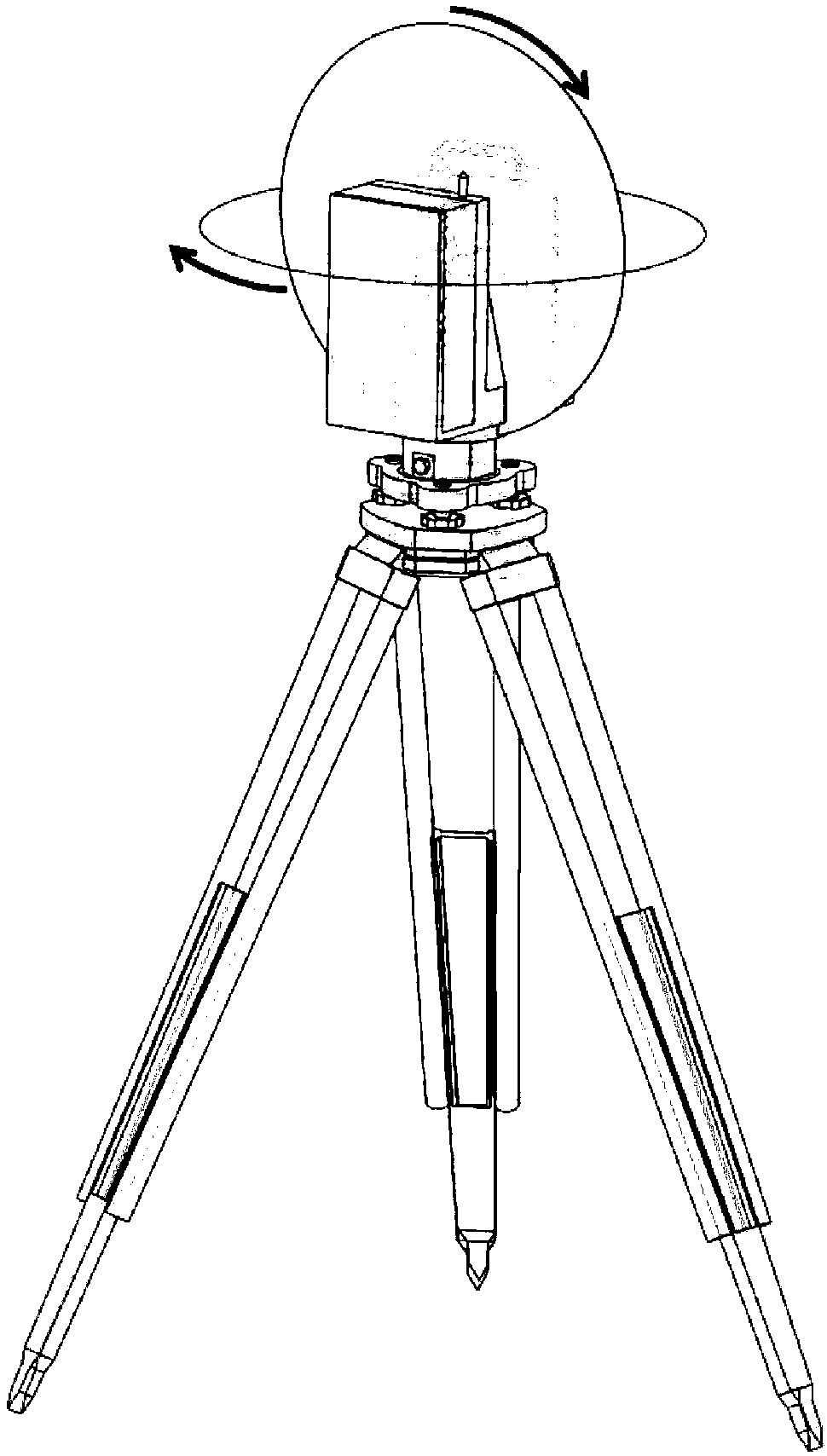 Three-dimensional laser scanner fixing mechanism, and subway tunnel acquisition system and method