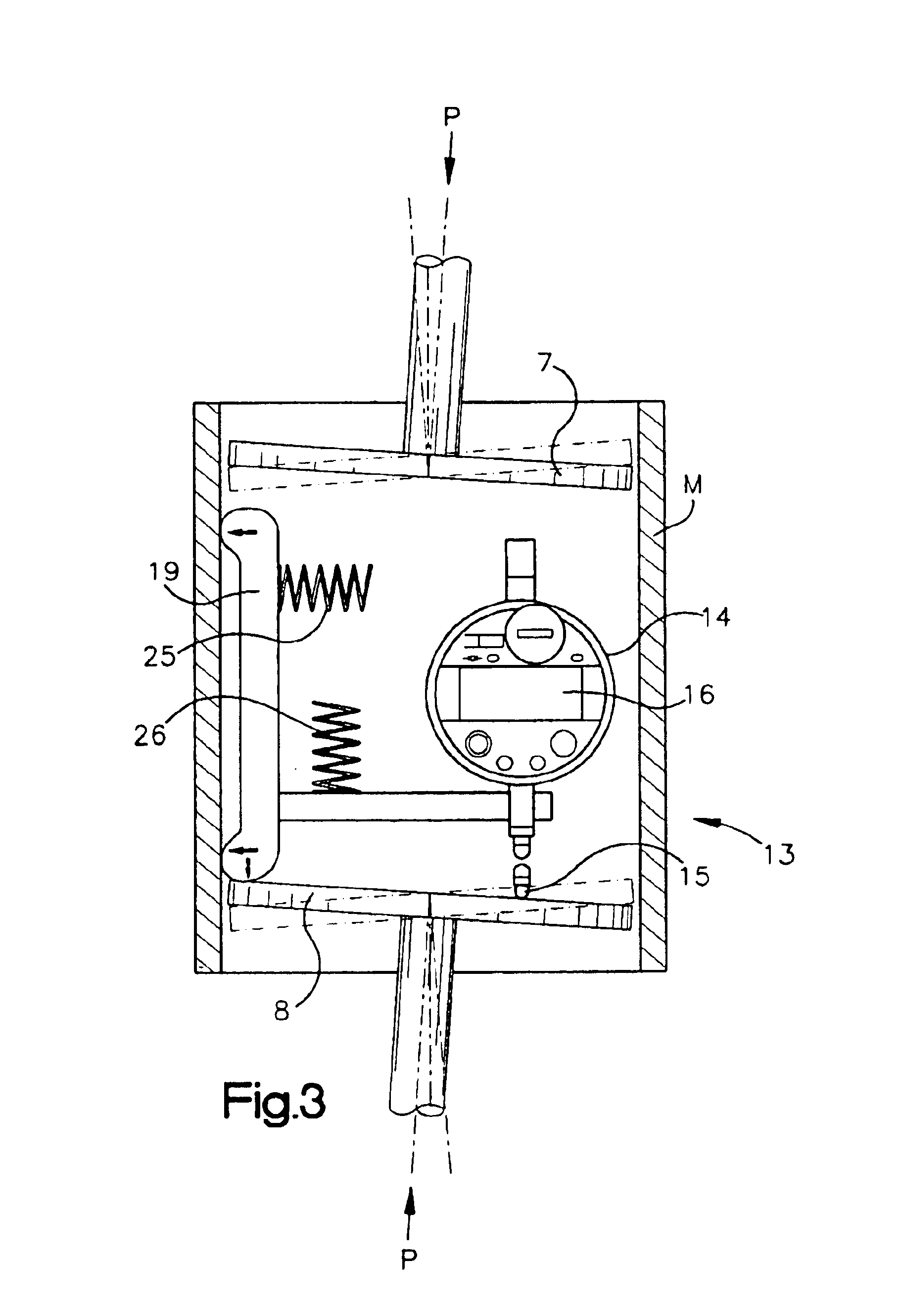 Method and device for defining elastic deformations and internal angle of a gyratory compactor