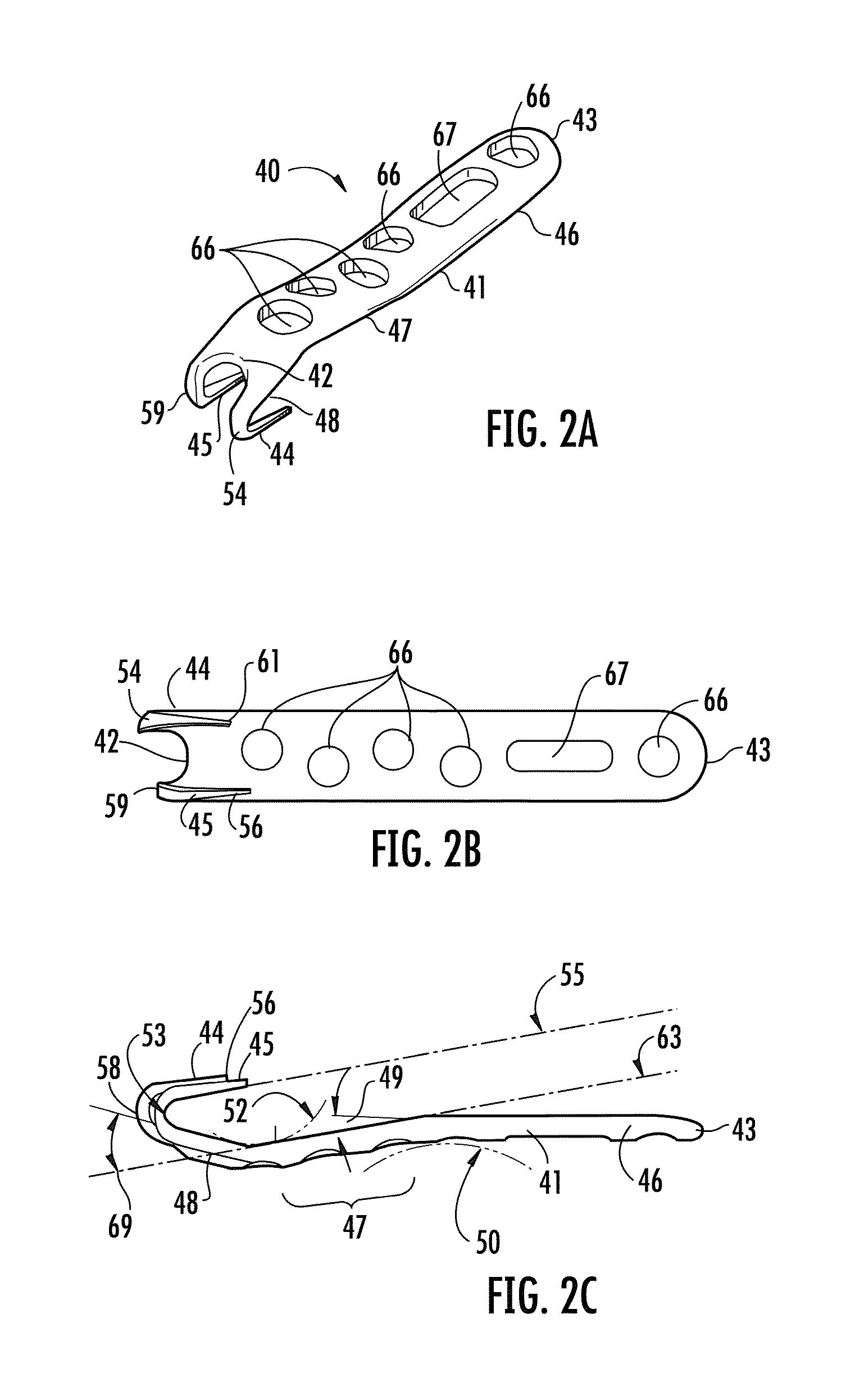 Holder/impactor for contoured bone plate for fracture fixation