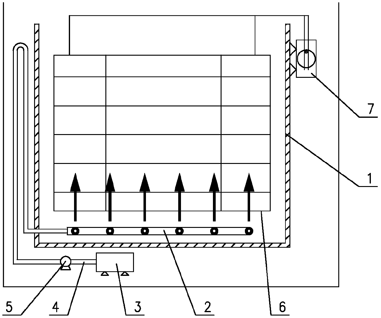 Washing system for dish-washing machine