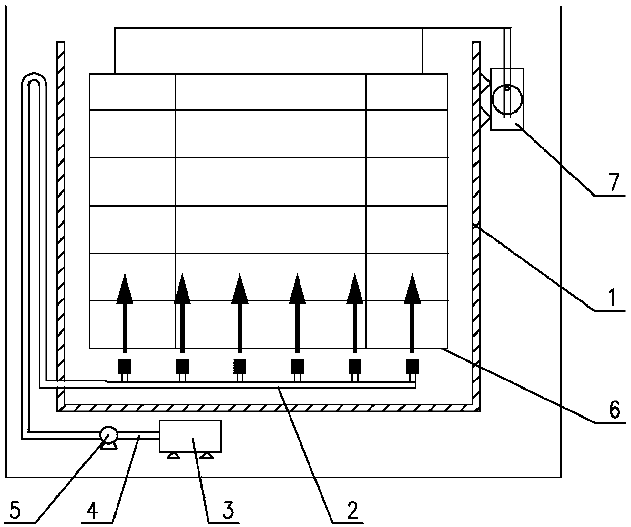 Washing system for dish-washing machine