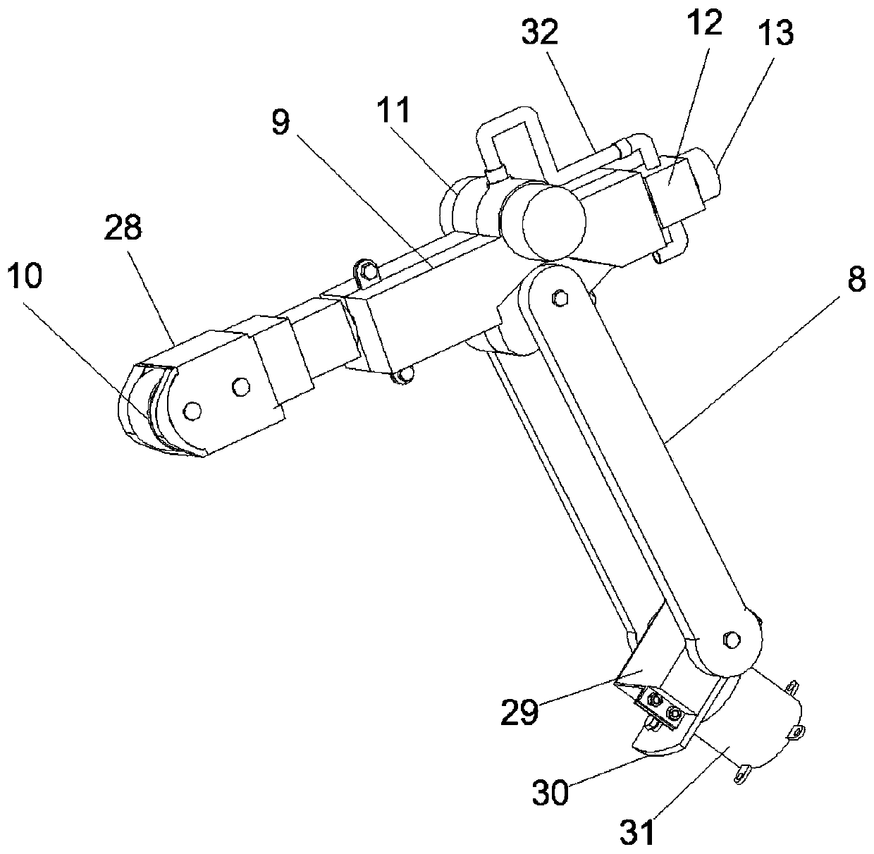 Climbing robot capable of automatically detecting and maintaining