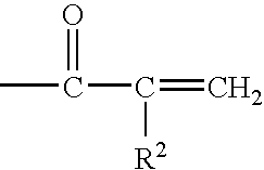 Curable hydrophilic compositions