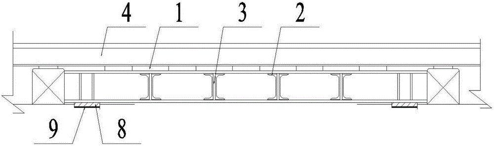 Railway ballastless track supporting layer and lower structure detaching and replacing method