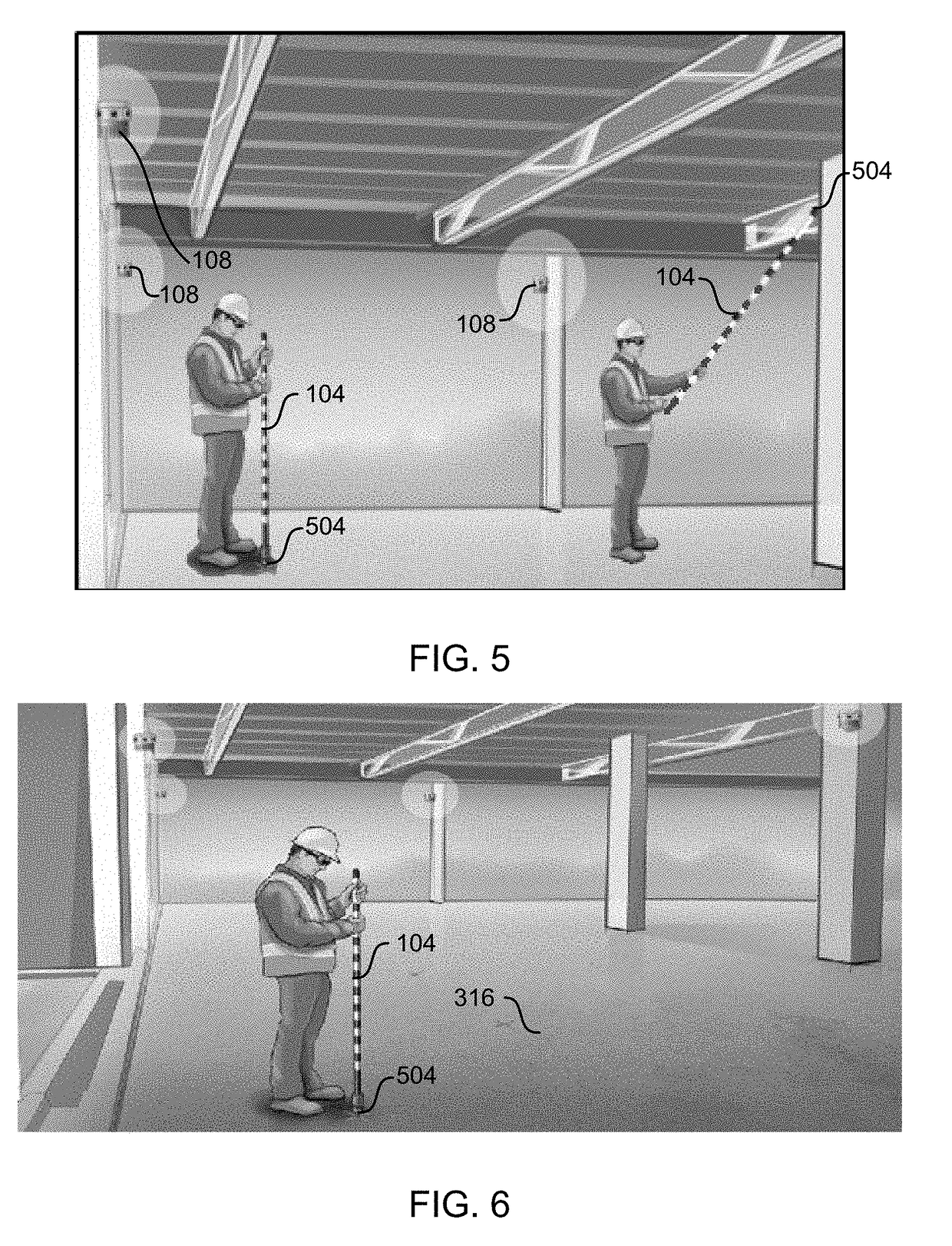 Measurement, layout, marking, firestop stick