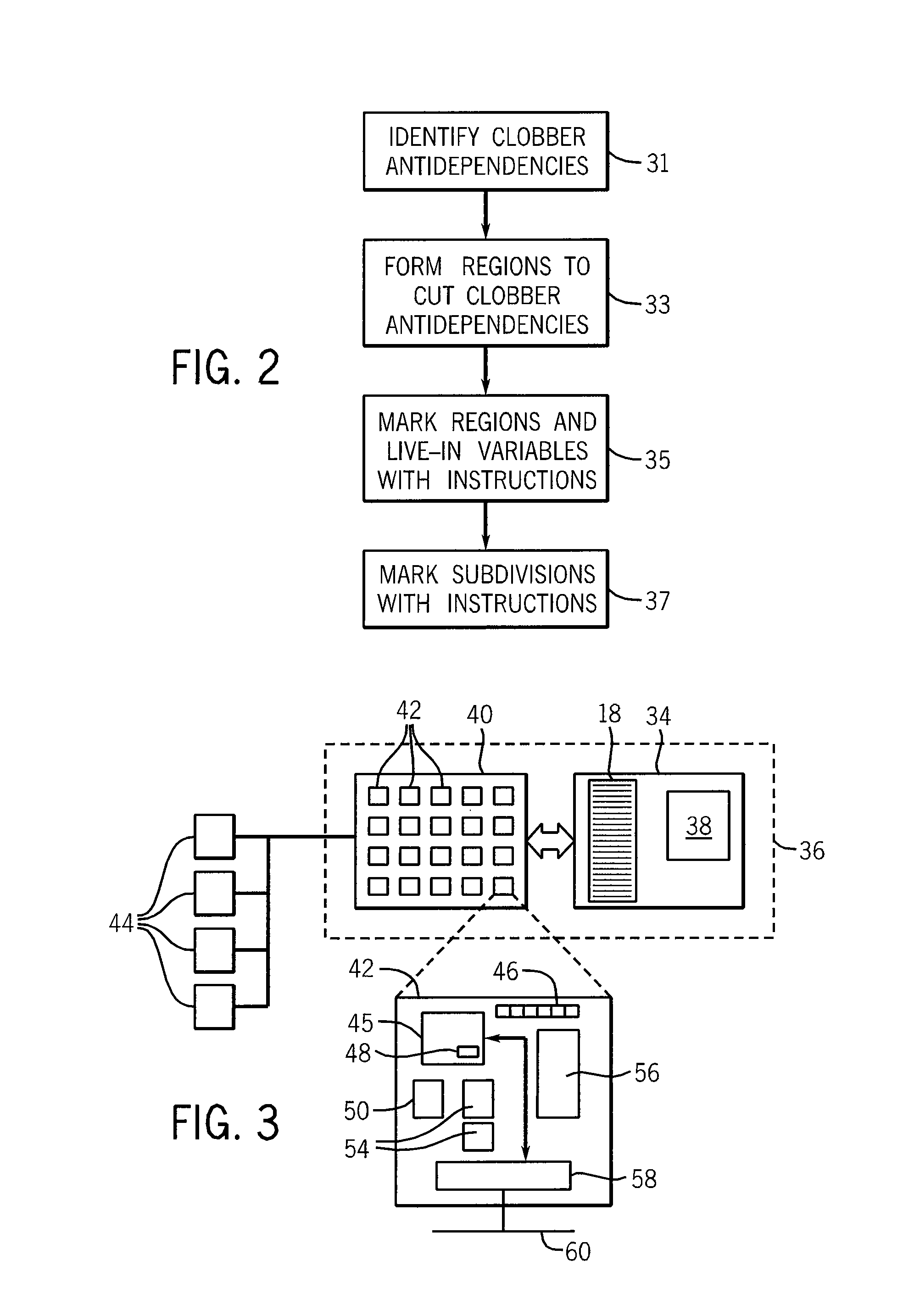 Computer Processor Providing Exception Handling with Reduced State Storage