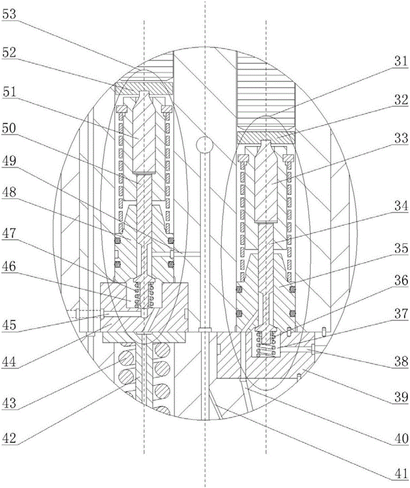 Combined non-pressurized fuel oil and pressurized fuel gas dual piezoelectric mixed fuel injection device