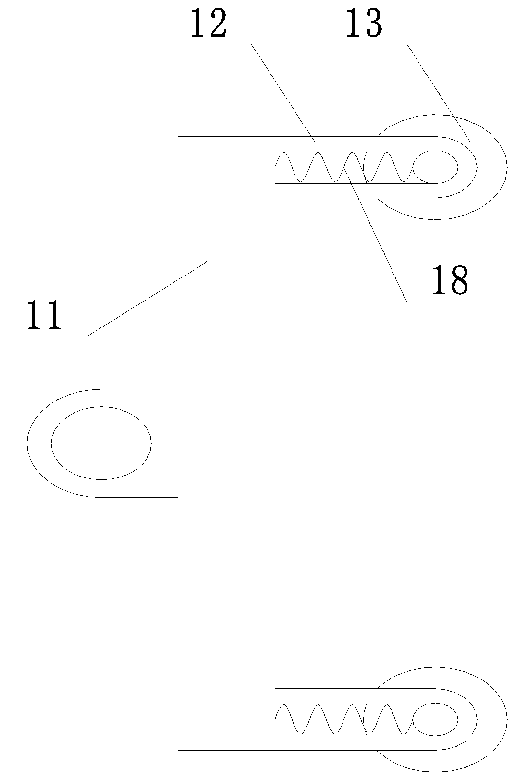 SMW construction method pile section steel fixing device and construction method