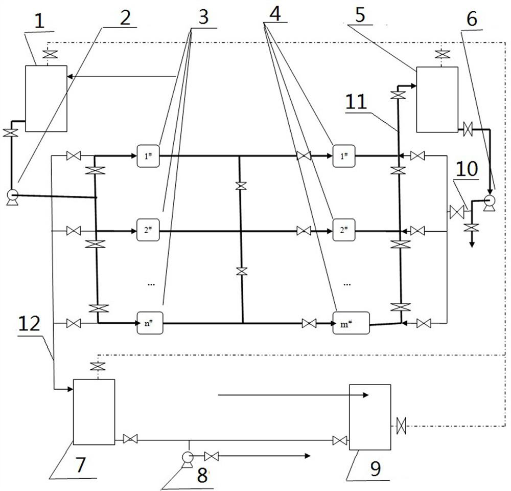 Coking crude ammonia water purification method