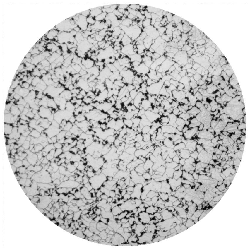 Carbide-containing high-strength high-toughness bainite wear-resistant steel and preparation method thereof