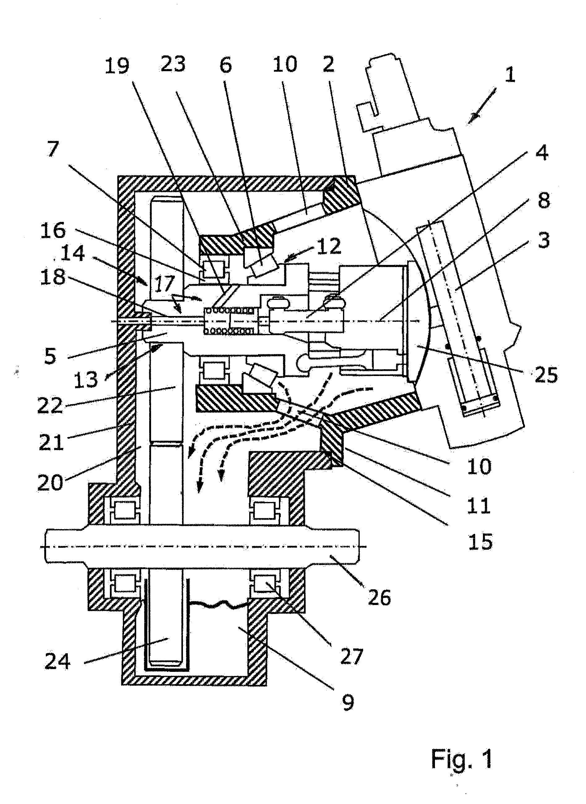 Adaptation of a hydraulic motor