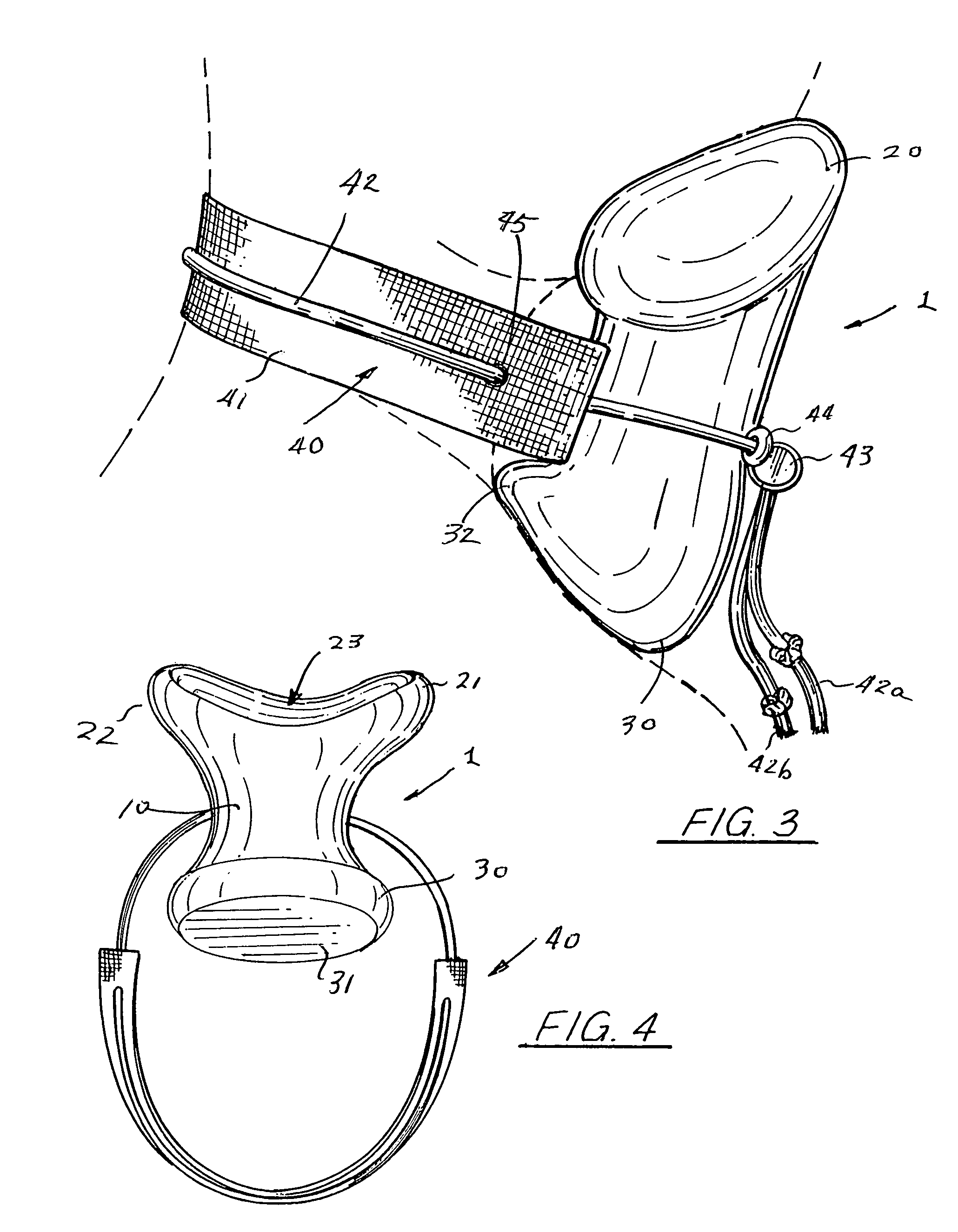 Extended interfaced, under and around chin, head support system for resting while sitting