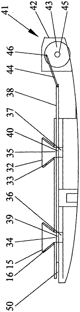 Asphalt mixing device