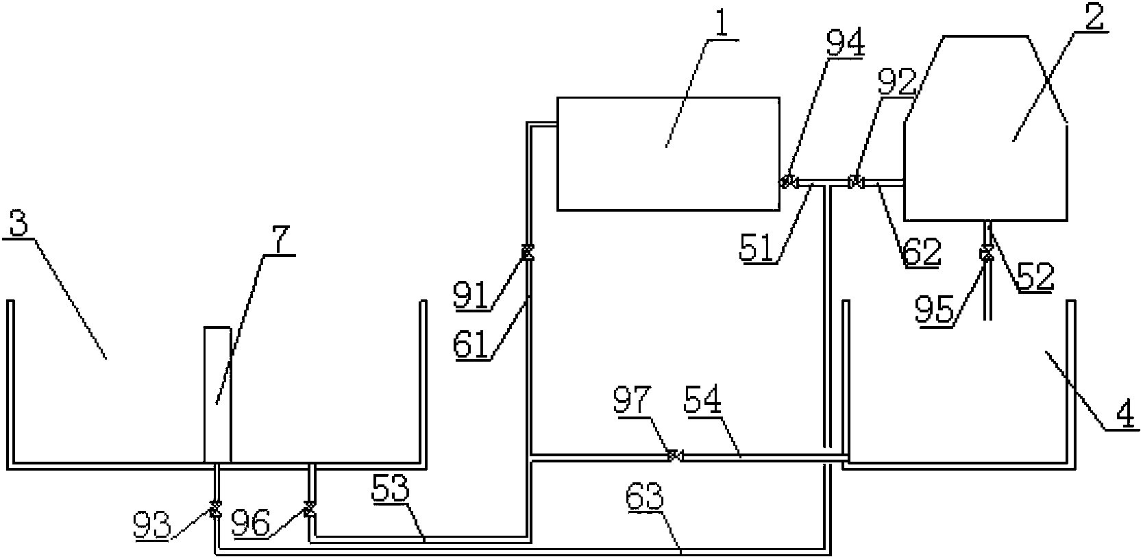 Cooling water circulating system