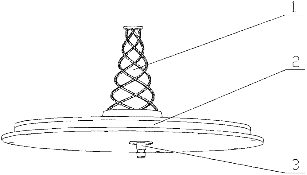 Satellite positioning navigation antenna