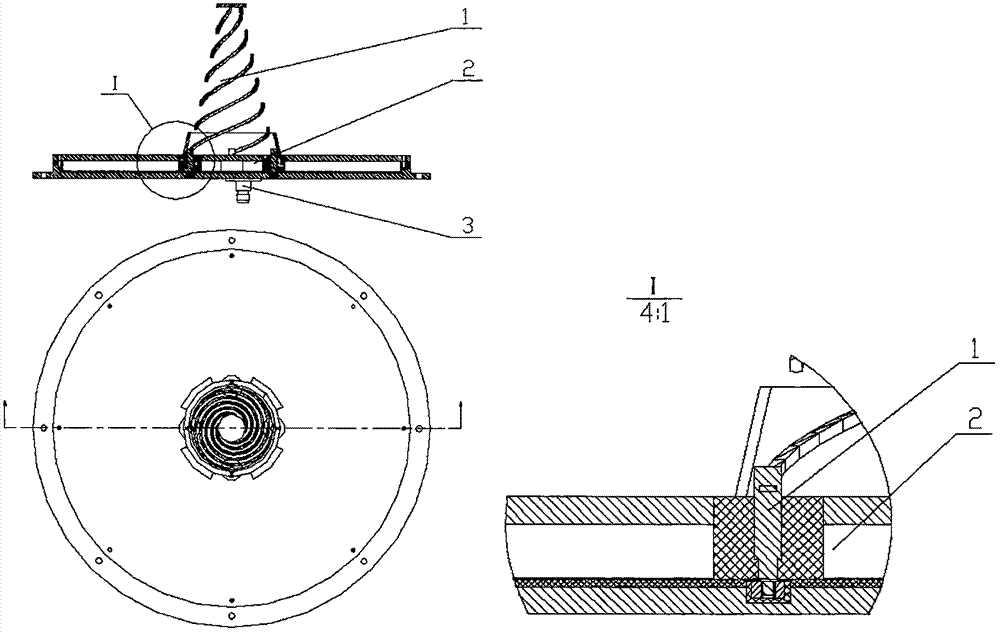 Satellite positioning navigation antenna