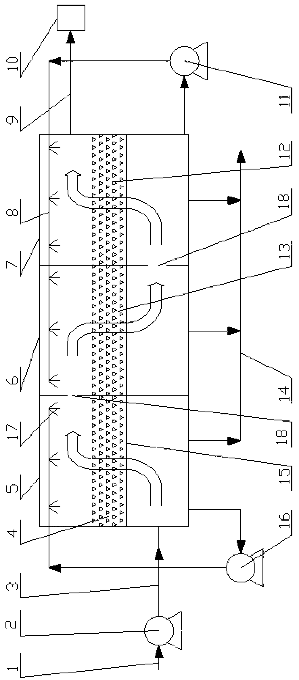 Method for managing volatile organic waste gas