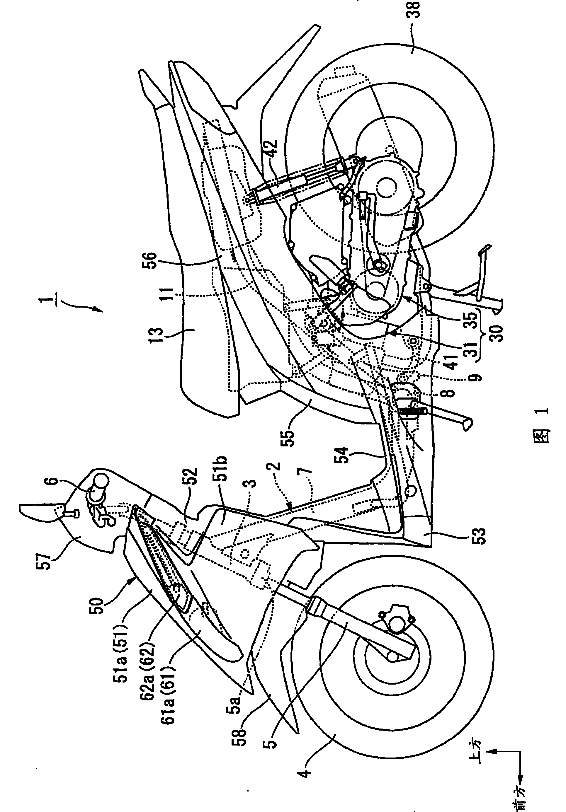 Illuminator structure for vehicle