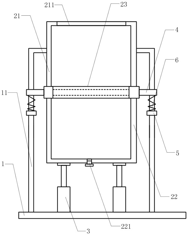 Immersion cleaning device for agaricus blazei murill processing pretreatment