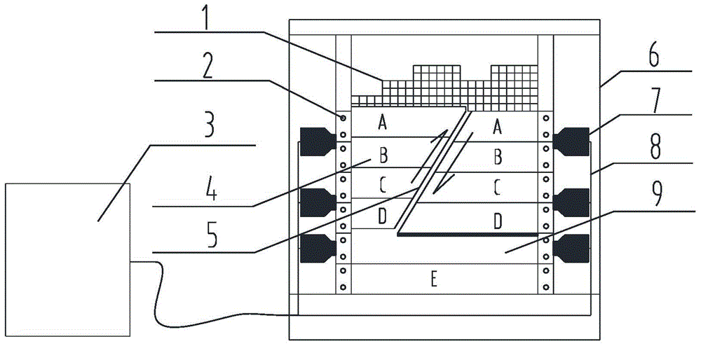 Simulation test apparatus of tectonic stress field and method thereof