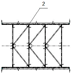 Drilling platform pile leg segmented closing technology