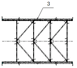 Drilling platform pile leg segmented closing technology