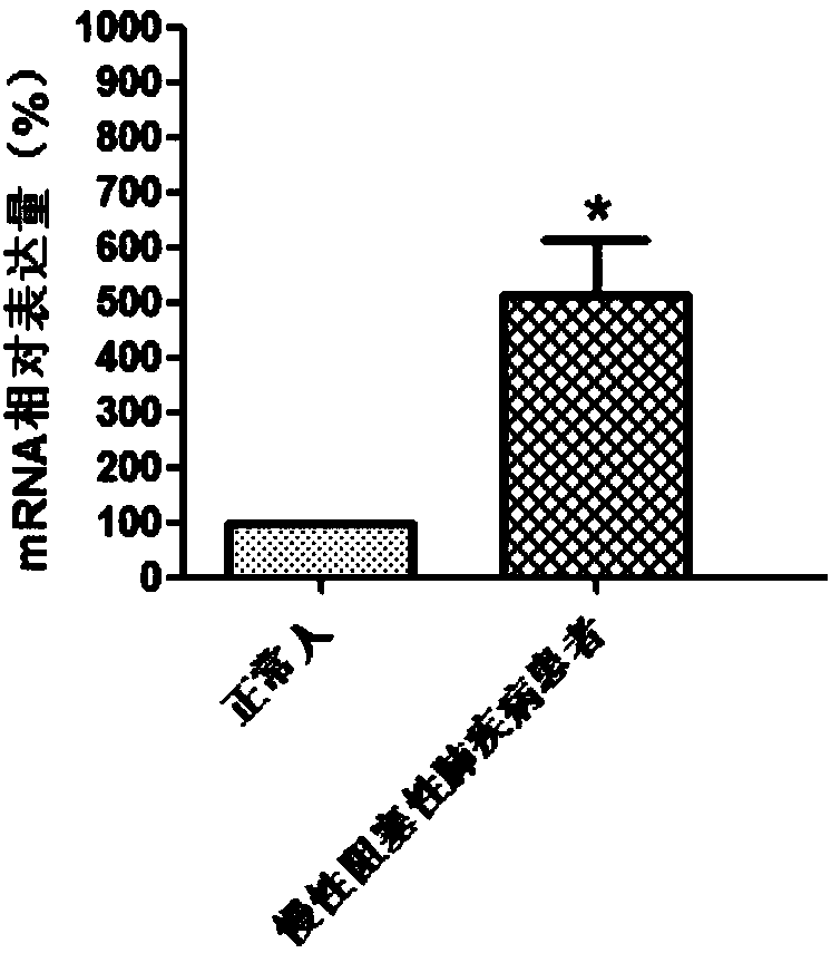 Molecular marker for diagnosing chronic obstructive pulmonary disease